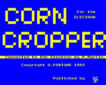Corn Cropper (1983)(D. Fortune) screen shot title